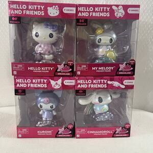Complete Set of 4 Dreamland Series 1 Hello Kitty & Friends 4" Premier Figures